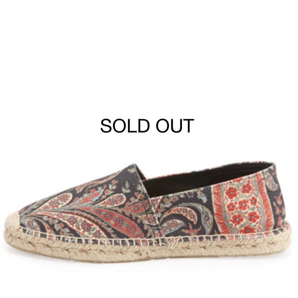 Isabel Marant - Cana Paisley Print Espadrille flat